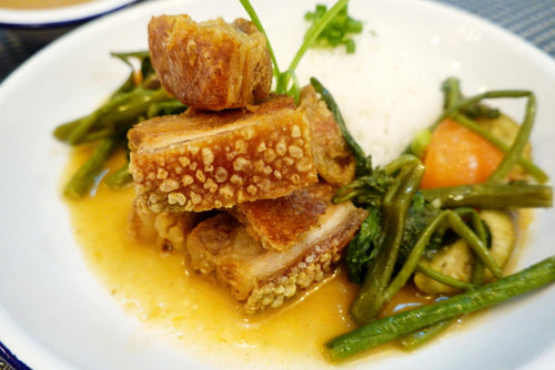 Lechon Kawali Sinigang - Chef Laudico OK Cafe 