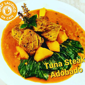 Tuna Steak Adobado - Chef Laudico OK Cafe 