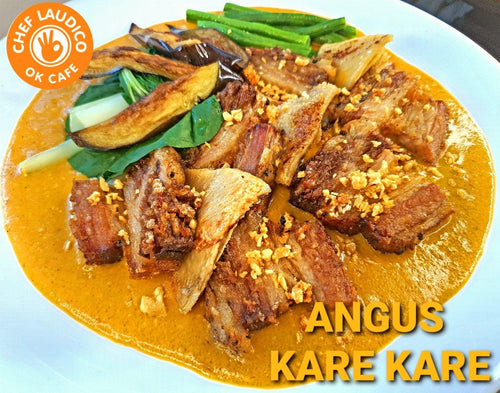 Angus Beef Kare Kare - Chef Laudico OK Cafe 